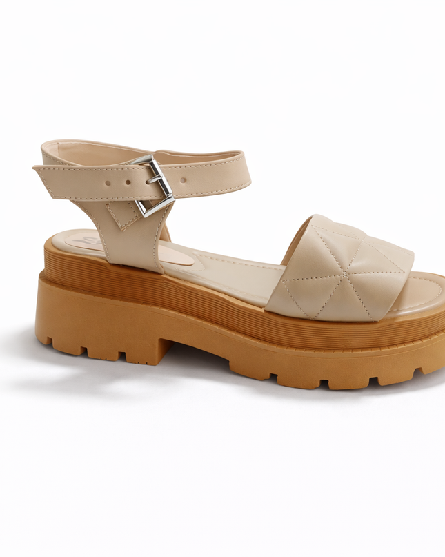 Sandalias Casuales Mujer Prada 2.0 - Camel