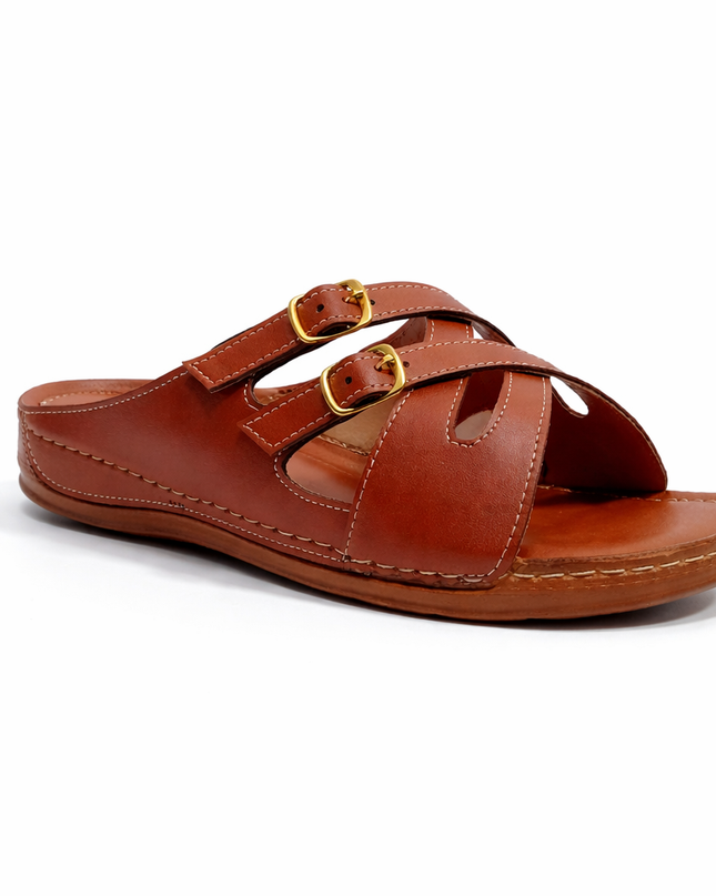 Sandalias Casuales Mujer  Herinodes - Marron