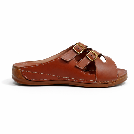 Sandalias Casuales Mujer  Herinodes - Marron