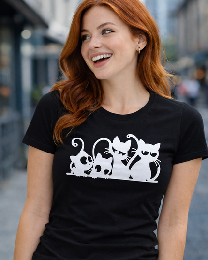 Polo Mujer - Gatos