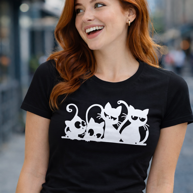 Polo Mujer - Gatos
