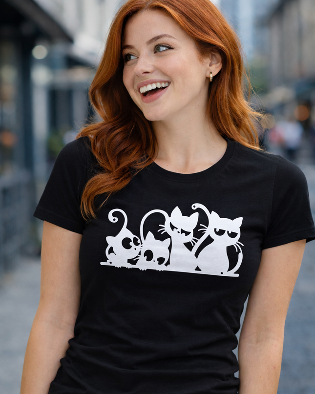 Polo Mujer - Gatos
