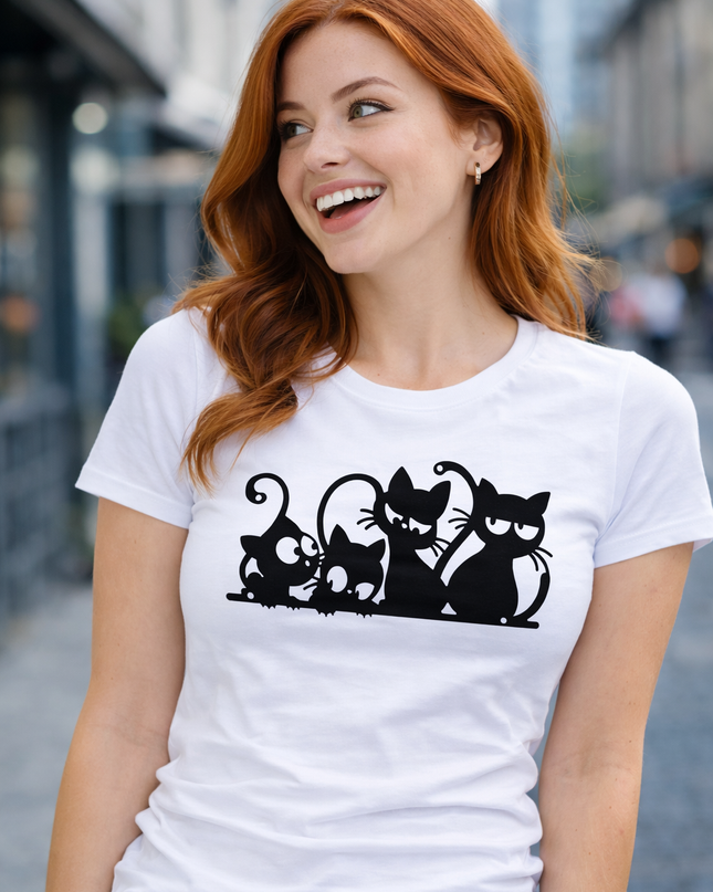 Polo Mujer - Gatos