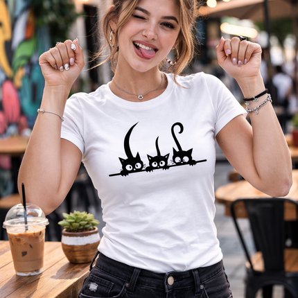 Polo Mujer - Gatos