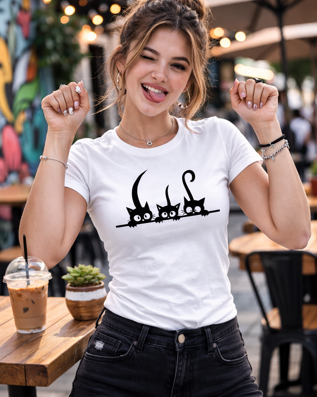 Polo Mujer - Gatos