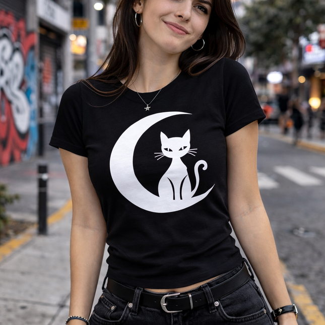 Polo Mujer - Gato luna