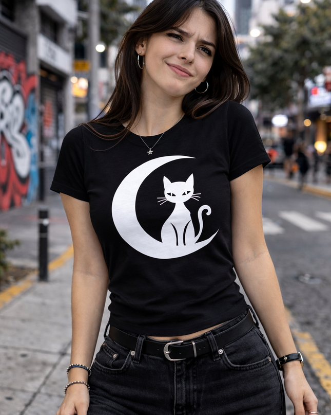 Polo Mujer - Gato luna