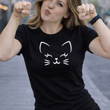 Polo Mujer - Cara gatito
