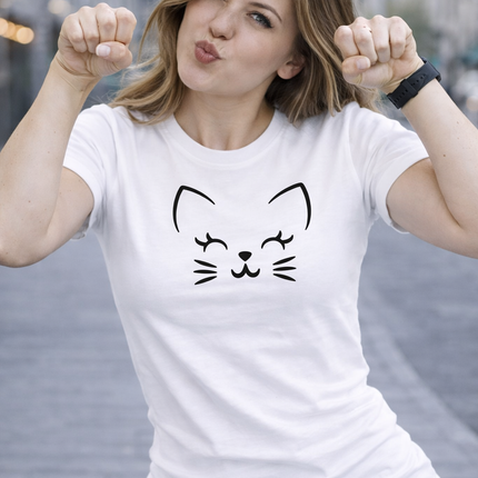 Polo Mujer - Cara gatito