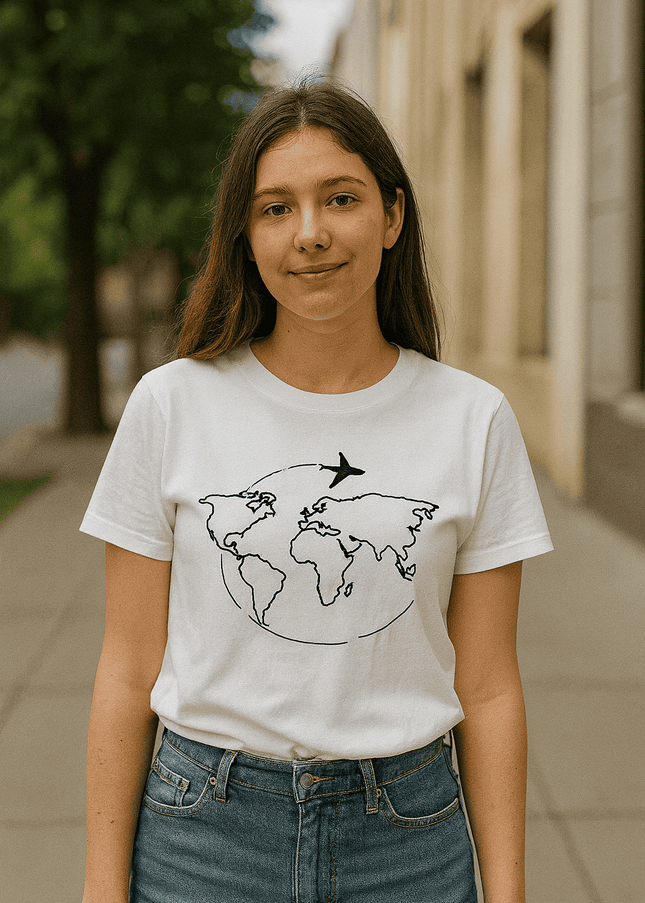 Polo Personalizado - Mundo