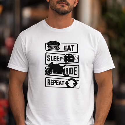 Polo Hombre - Eat Sleep Ride Repeat