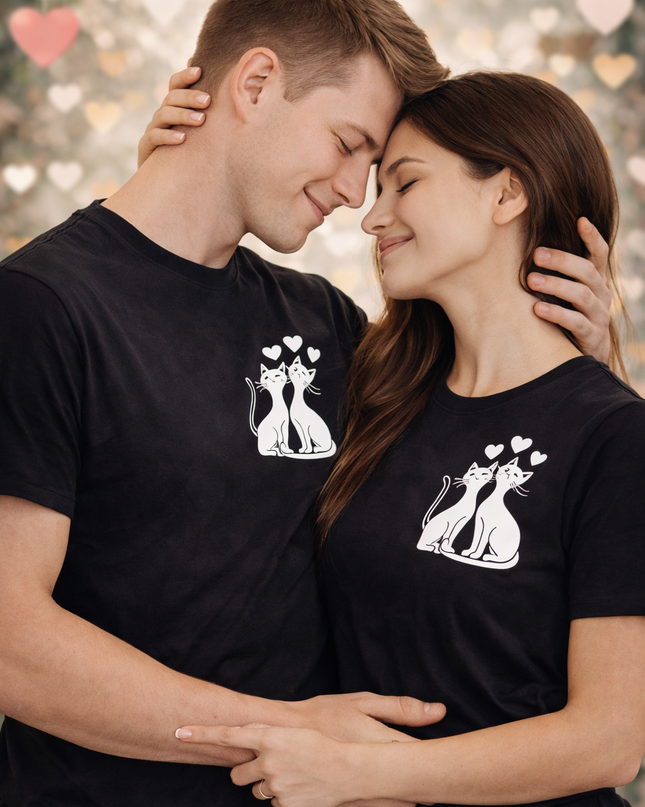 Polo Pareja - Gato y Gata Enamorados