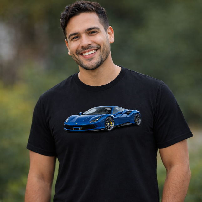 Polo Hombre - Ferrari azul