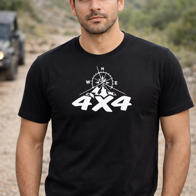 Polo Hombre - 4 x 4 con brujula