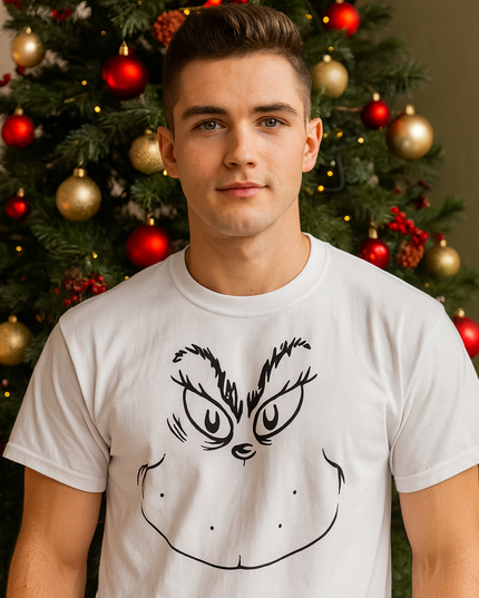 Polo Navideño Hombre - Grinch Navideño