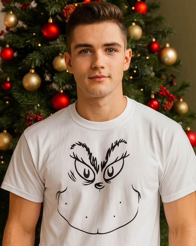 Polo Navideño Hombre - Grinch Navideño