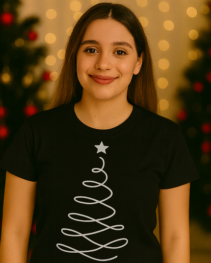 Polo Navideño Mujer - Arbol Honda