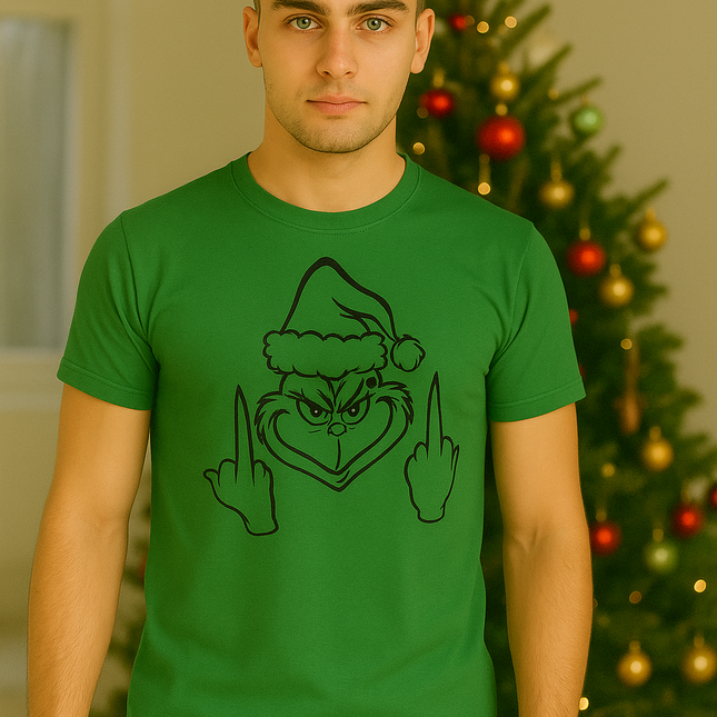Polo Navideño Hombre - The Grinch