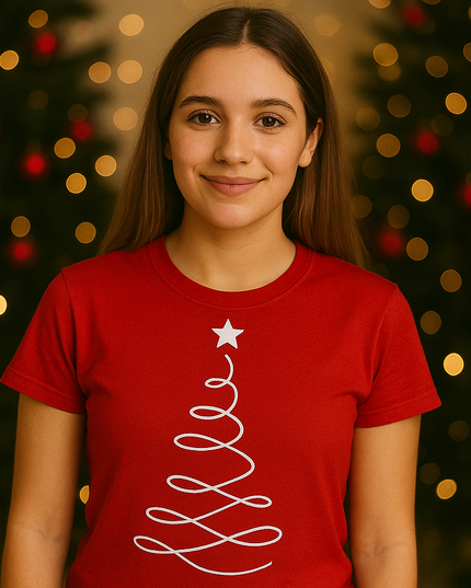 Polo Navideño Mujer - Arbol Honda