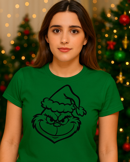 Polo Navideño Mujer - Grinch