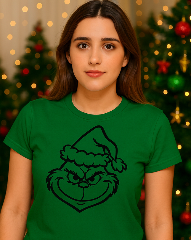 Polo Navideño Mujer - Grinch