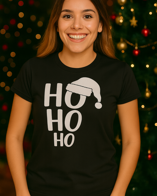 Polo Navideño Mujer - Ho Ho Ho