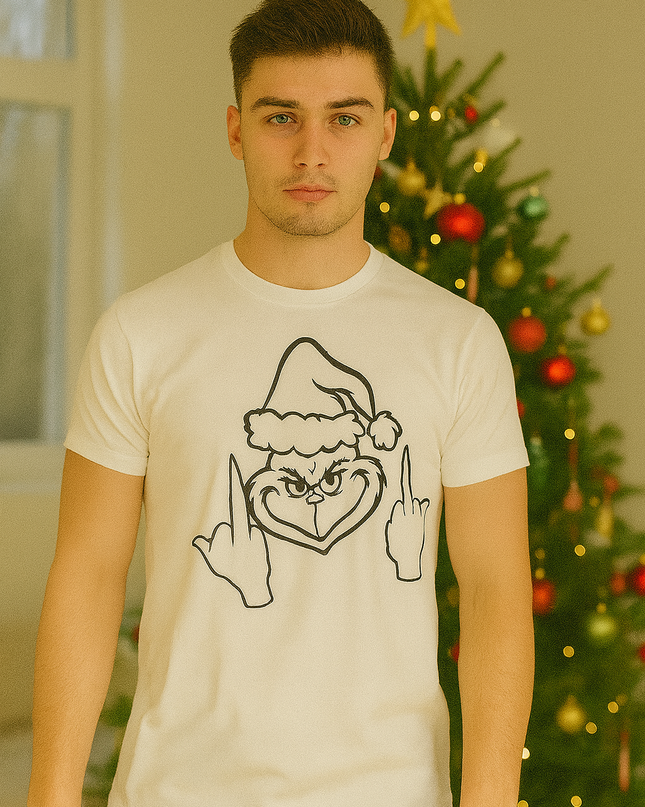 Polo Navideño Hombre - The Grinch