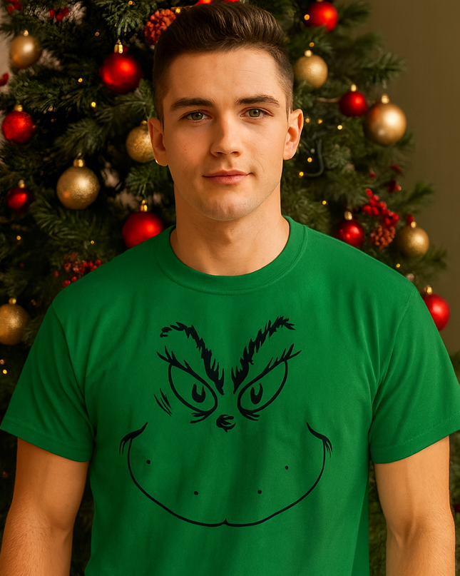 Polo Navideño Hombre - Grinch Navideño