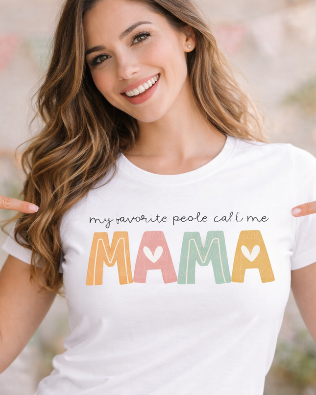 Polo Mujer - My Favorite People Call Me Mama