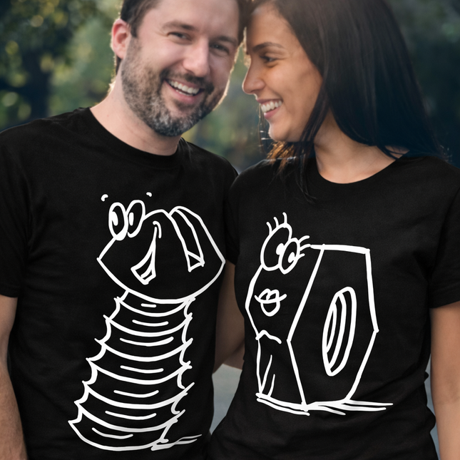 Polo Pareja - Tuerca y Tornillo Enamorados