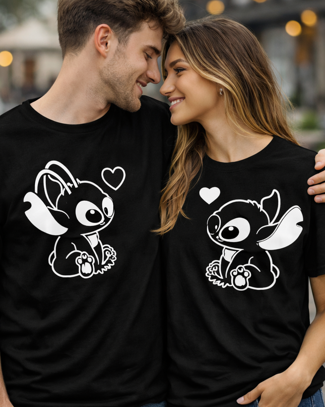 Polo Pareja - Stitch y Angela