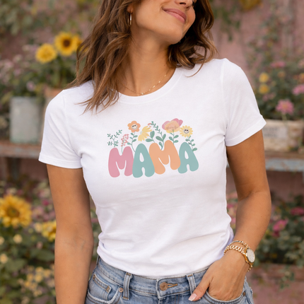 Polo Mujer - Mama Flores Arriba