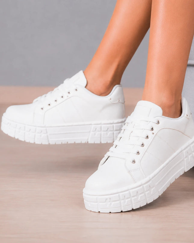 Zapatillas Urbanas Mujer Cora - Blanco