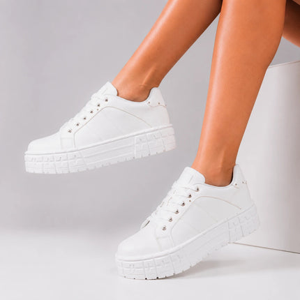 Zapatillas Urbanas Mujer Cora - Blanco