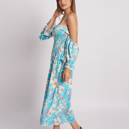 Vestido P-Malak - Celeste