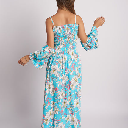Vestido P-Malak - Celeste