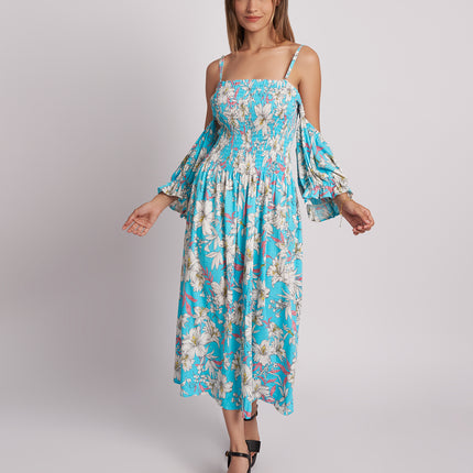 Vestido P-Malak - Celeste