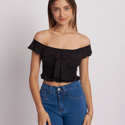 Top P-Fabiola - Negro