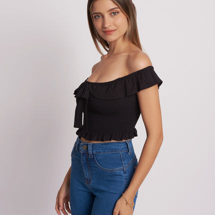 Top P-Fabiola - Negro
