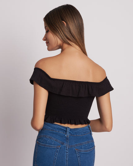 Top P-Fabiola - Negro