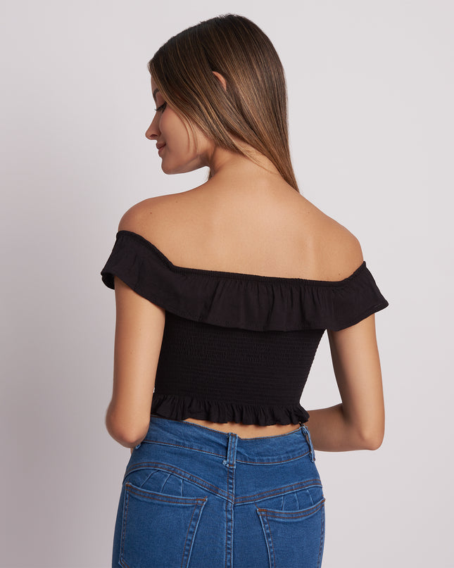 Top P-Fabiola - Negro