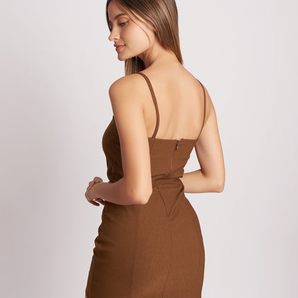 Vestido Arelis - Kakhi