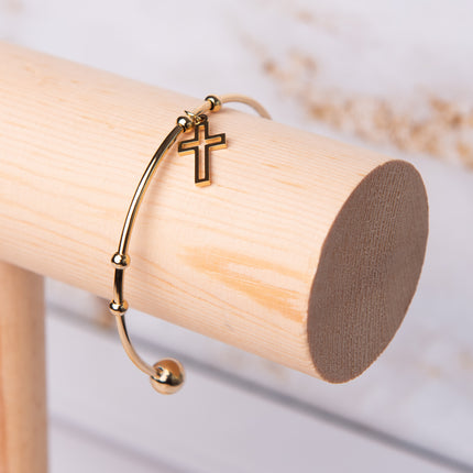 Pulsera Sunshine - Cruz - Oro
