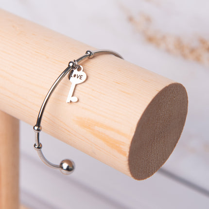 Pulsera Sunshine - Llave Love - Plata