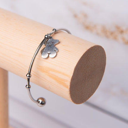 Pulsera Sunshine - Oso - Plata