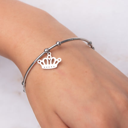Pulsera Sunshine - Corona - Plata