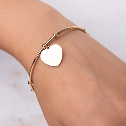 Pulsera Sunshine - Corazon - Oro