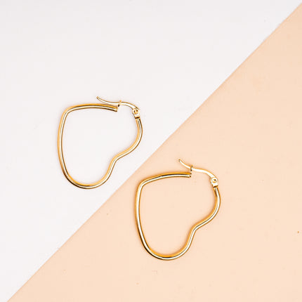 Aretes - Corazón Grande