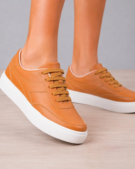 Zapatillas Urbanas Mujer Denver - Camel