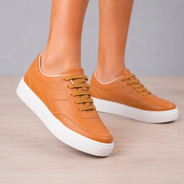 Zapatillas Urbanas Mujer Denver - Camel